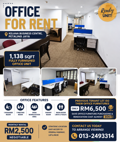 Retail Office for Rent in Kelana Jaya, Petaling Jaya by Venus Heng - iProperty.com.my