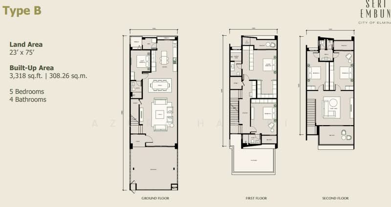 3-storey Terraced House for Sale in Seksyen U15, Shah Alam by Azura Hariri - iProperty.com.my