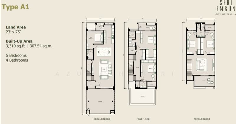 3-storey Terraced House for Sale in Seksyen U15, Shah Alam by Azura Hariri - iProperty.com.my