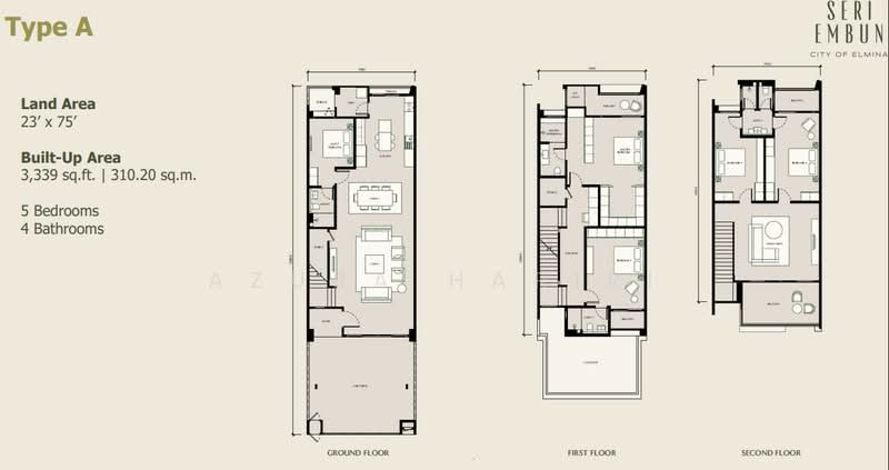 3-storey Terraced House for Sale in Seksyen U15, Shah Alam by Azura Hariri - iProperty.com.my