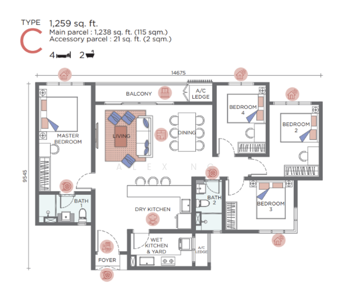 Service Residence untuk Dijual di Sunway Flora 2 oleh Alex Ng - iProperty.com.my