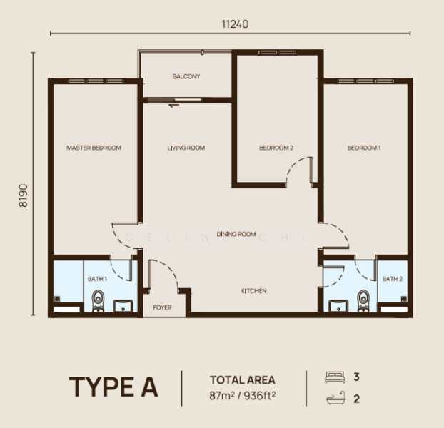 Service Residence untuk Dijual di Armani Residence oleh Celine Chi - iProperty.com.my