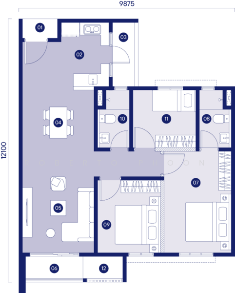 Service Residence for Sale in Tuju Residences by Roberto Phoon - iProperty.com.my