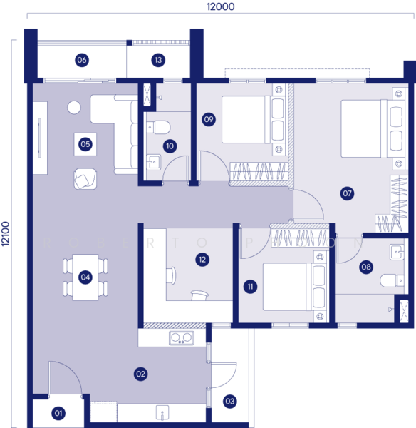 Service Residence for Sale in Tuju Residences by Roberto Phoon - iProperty.com.my
