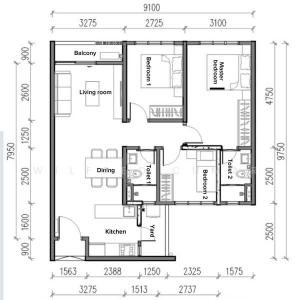 Service Residence for Rent in Jernih Residence by Wilfred Cumar - iProperty.com.my