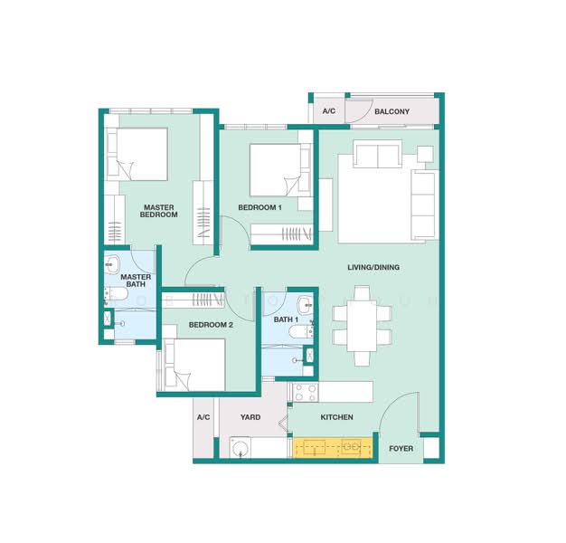 Kediaman Servis untuk Dijual di Trinity Rainfora oleh Roberto Phoon - iProperty.com.my