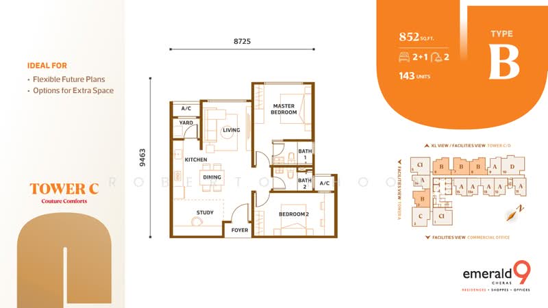 Kediaman Servis untuk Dijual di Emerald 9 oleh Roberto Phoon - iProperty.com.my