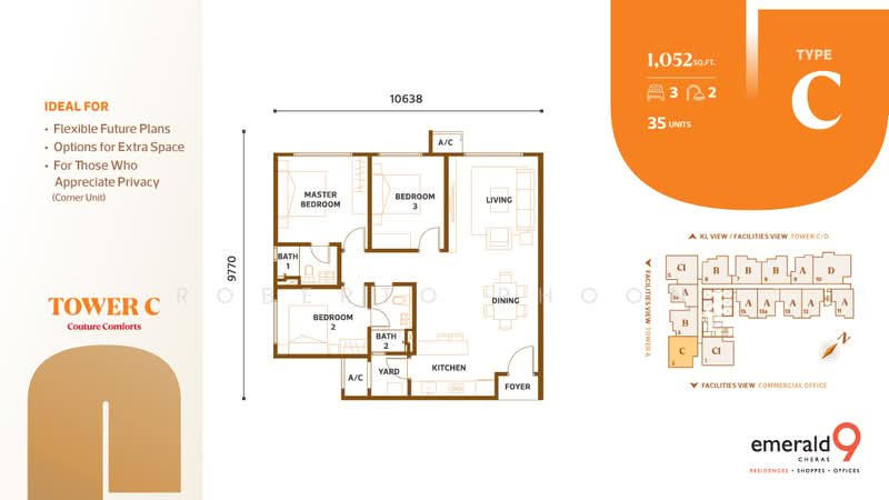 Kediaman Servis untuk Dijual di Emerald 9 oleh Roberto Phoon - iProperty.com.my