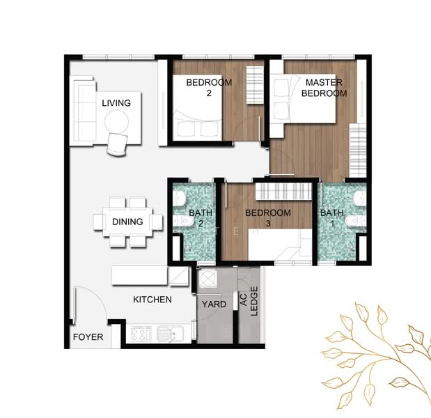 Condominium for Rent in Serina Residence by CK TEH - iProperty.com.my