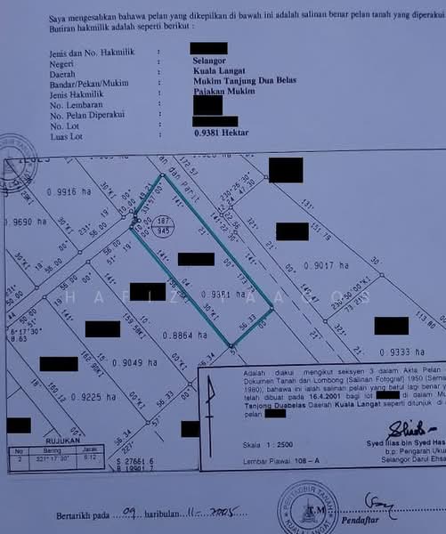 Agricultural Land for Sale in Jenjarom, Selangor by Hafiz Yaacob - iProperty.com.my