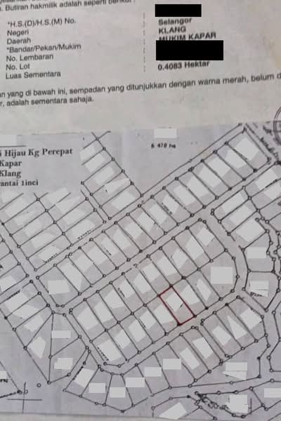 Tanah Pertanian untuk Dijual di Kampung Perepat, Kapar oleh Hafiz Yaacob - iProperty.com.my