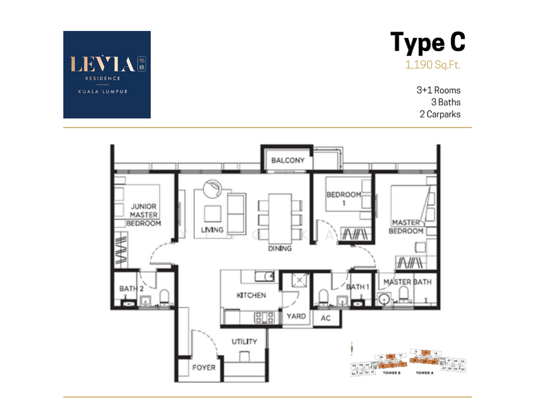 Condominium for Sale in Levia Residence, Kuala Lumpur by Ying Kai - iProperty.com.my