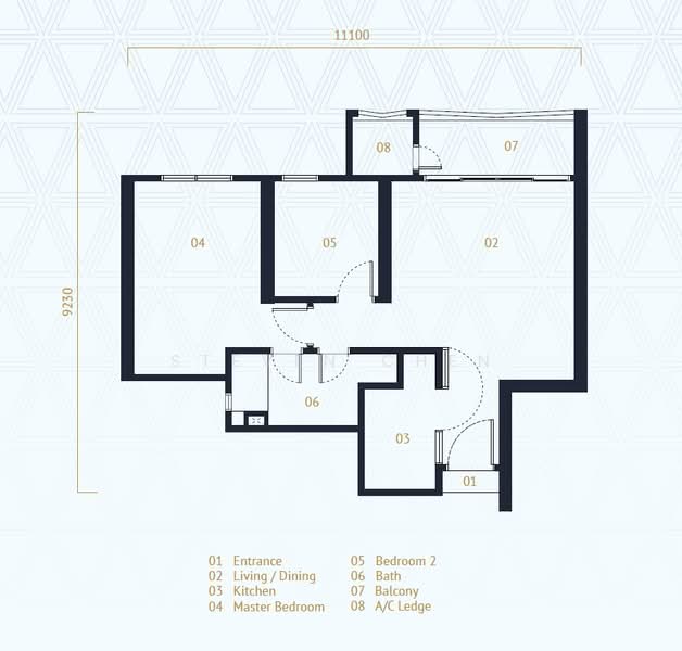 Kediaman Servis untuk Disewa di UNA Serviced Apartment oleh Steven Chen - iProperty.com.my