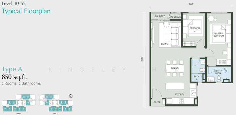 Condominium for Sale in Aras Residences by Kingsley Tham - iProperty.com.my