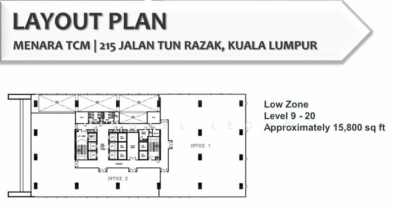 Pejabat untuk Disewa di Jalan Tun Razak, KL City Centre oleh Daniel Leong - iProperty.com.my