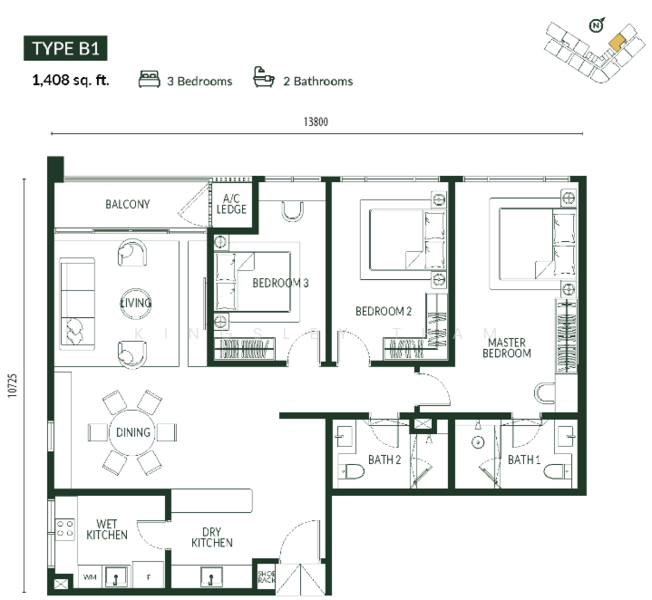 Service Residence for Sale in Park Green Pavilion Bukit Jalil by Kingsley Tham - iProperty.com.my