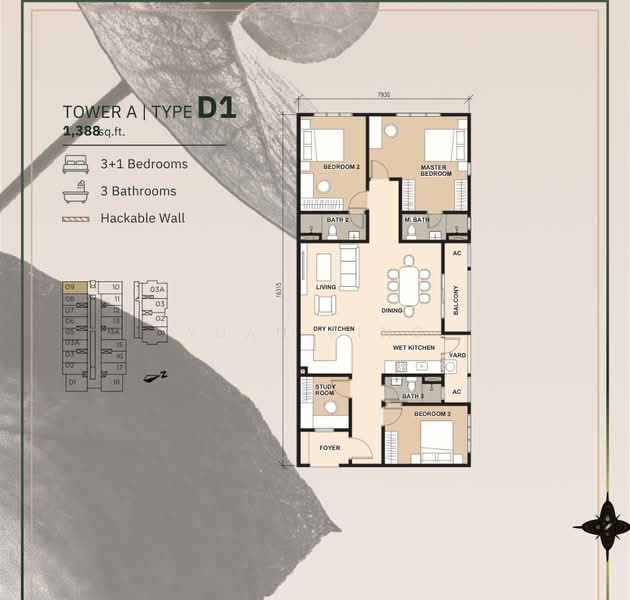 Service Residence for Sale in Pinnacle Bukit Gambier by Yuan Ping - iProperty.com.my