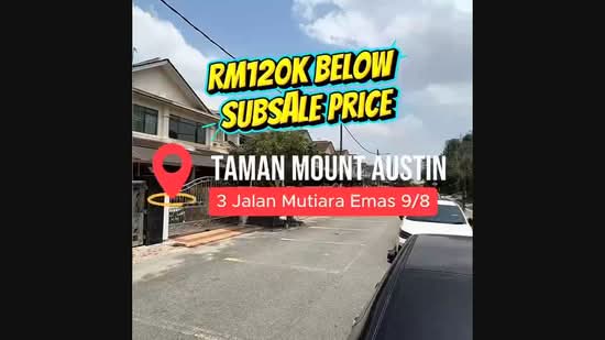 Semi-Detached House for Sale in Taman Mount Austin, Tebrau by Jeffery Loi - iProperty.com.my