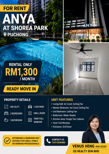 Service Residence for Rent in ANYA at Shorea Park by Venus Heng - iProperty.com.my
