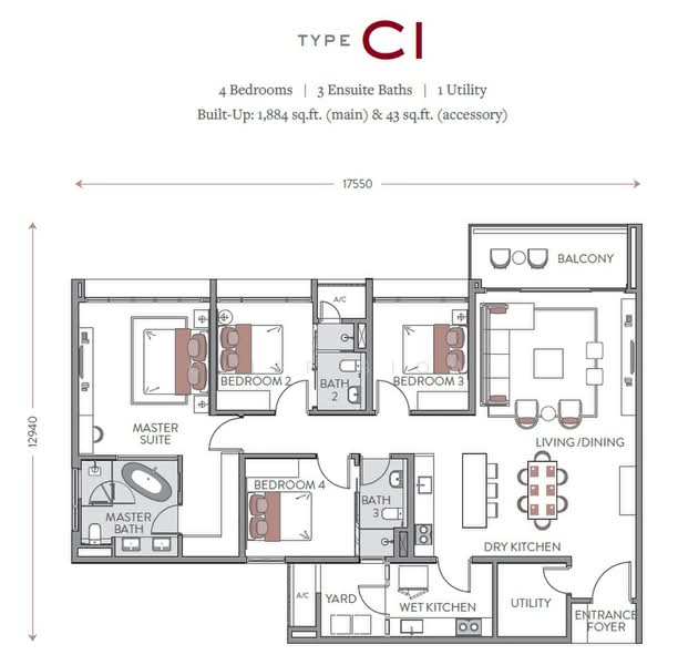 Service Residence for Sale in Jendela Residences by Cliff Siow - iProperty.com.my