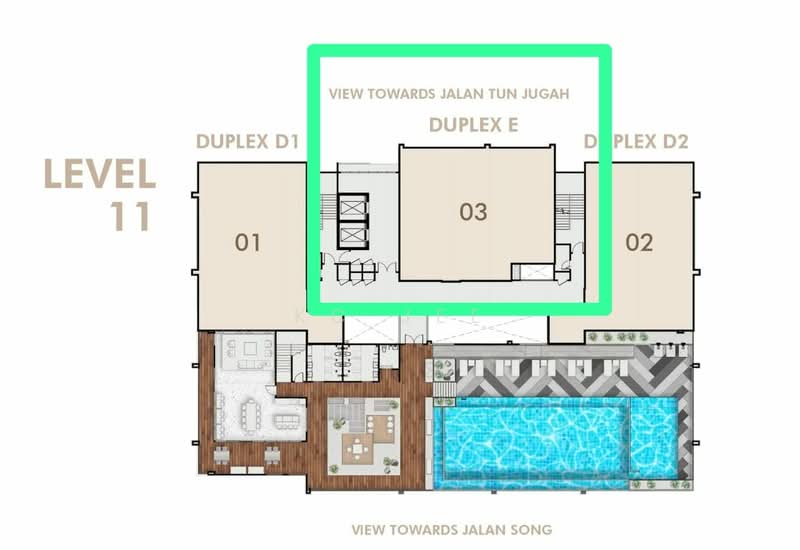 Kediaman Servis untuk Dijual di Wozo Suites oleh KC Jee - iProperty.com.my