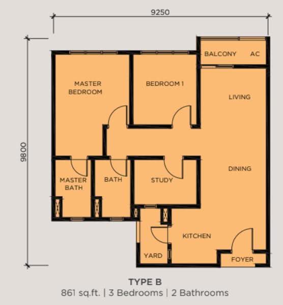Service Residence for Rent in The Amber Residence @ TwentyFive.7 by Teck Weng Tan - iProperty.com.my