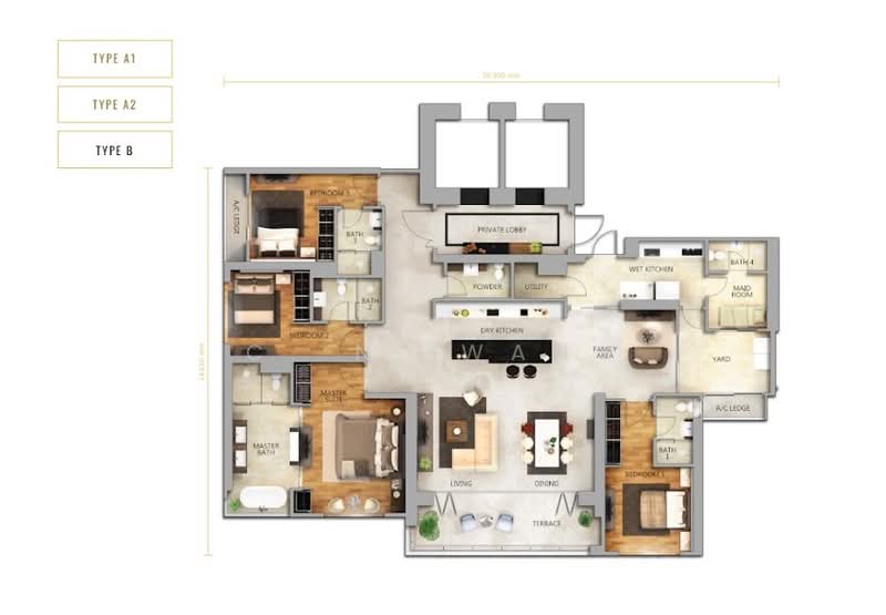 Service Residence for Rent in The Astaka @ 1 Bukit Senyum by C. N. Wang - iProperty.com.my