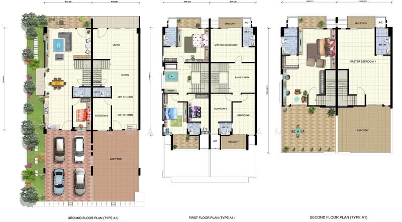 3-storey Terraced House for Sale in Sungai Puyu, Butterworth by Amanda Lam - iProperty.com.my