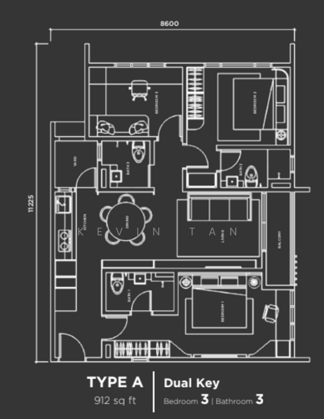 Kediaman Servis untuk Dijual di Summer Suites - Residensi Bukit Meldrum oleh Kevin Tan - iProperty.com.my