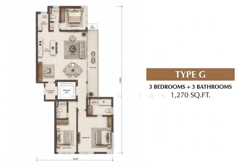 Service Residence for Sale in CTC SkyOne @ Bukit Chagar by Kevin Tan - iProperty.com.my