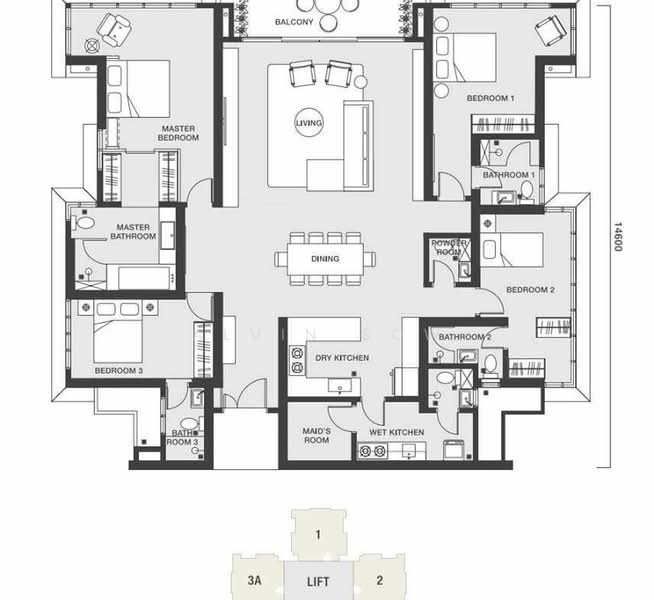Condominium for Sale in Infiniti 3 Residences by Alvin Sow - iProperty.com.my