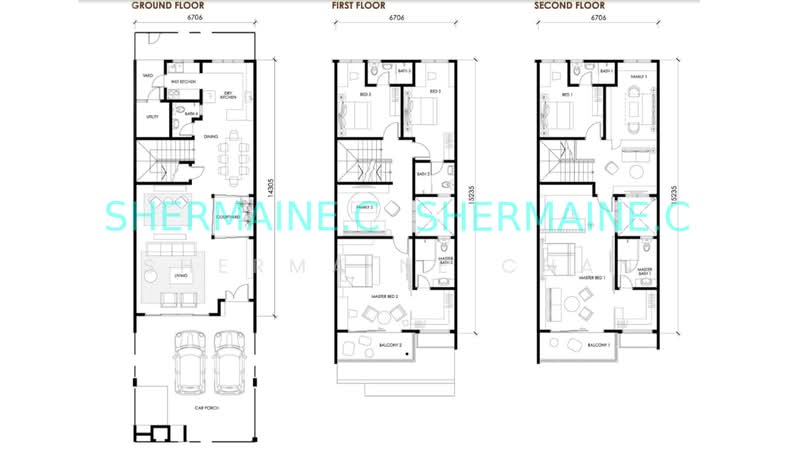 3-storey Terraced House for Sale in Puchong, Selangor by Shermaine Chan - iProperty.com.my