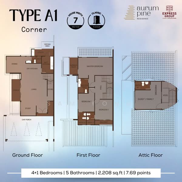 2.5-storey Terraced House for Sale in Miri, Sarawak by Sam Yong - iProperty.com.my