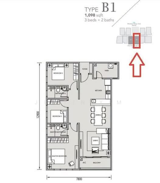 Kediaman Servis untuk Dijual di Aurora Tower @ Eco Sky oleh Justin Yim - iProperty.com.my
