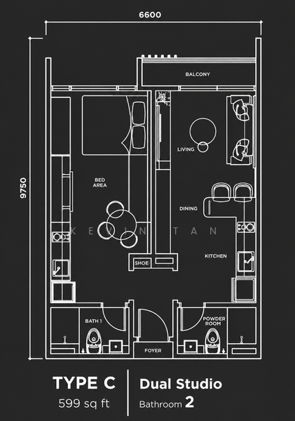 Kediaman Servis untuk Dijual di Summer Suites - Residensi Bukit Meldrum oleh Kevin Tan - iProperty.com.my