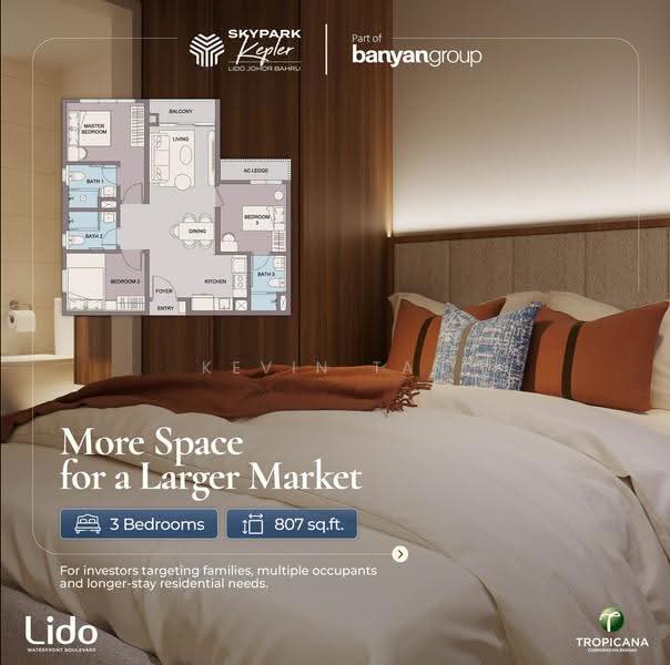 Service Residence for Sale in Skypark Kepler @ Lido Waterfront Boulevard by Kevin Tan - iProperty.com.my