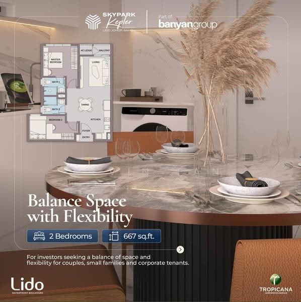 Kediaman Servis untuk Dijual di Skypark Kepler @ Lido Waterfront Boulevard oleh Kevin Tan - iProperty.com.my