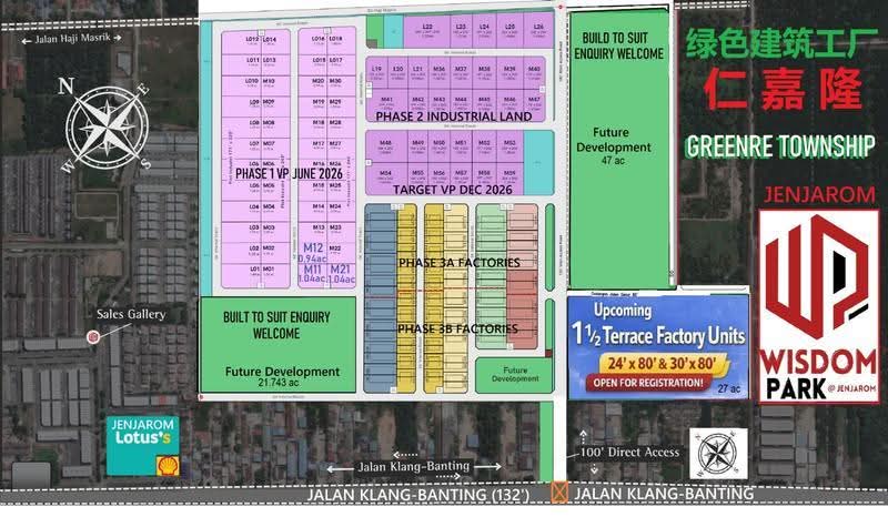 Industrial Land for Rent in Jenjarom, Selangor by Zahayati Jamaludin - iProperty.com.my