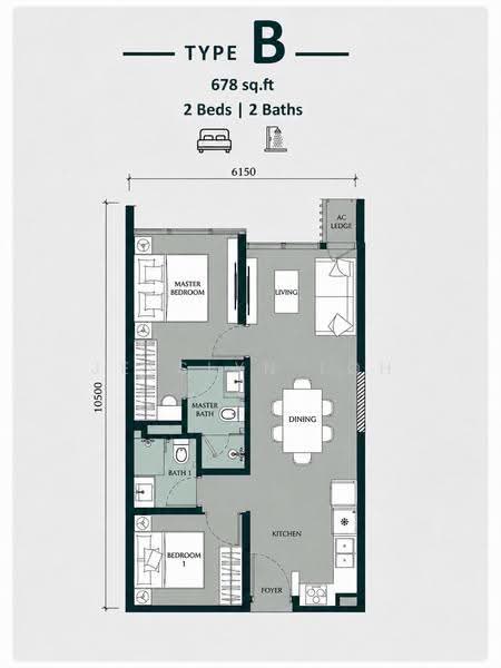 Kediaman Servis untuk Dijual di Times Square 2 oleh Jesslyn Loh - iProperty.com.my