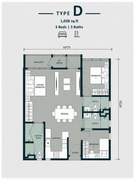 Kediaman Servis untuk Dijual di Times Square 2 oleh Jesslyn Loh - iProperty.com.my