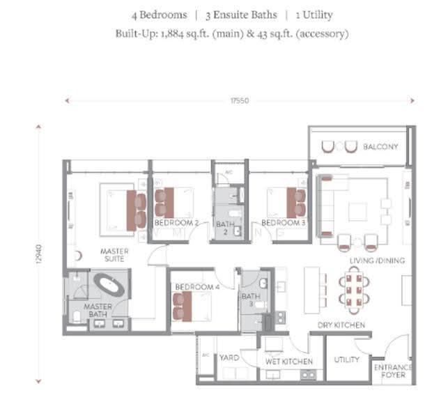 Kediaman Servis untuk Disewa di Jendela Residences oleh WM Yong - iProperty.com.my