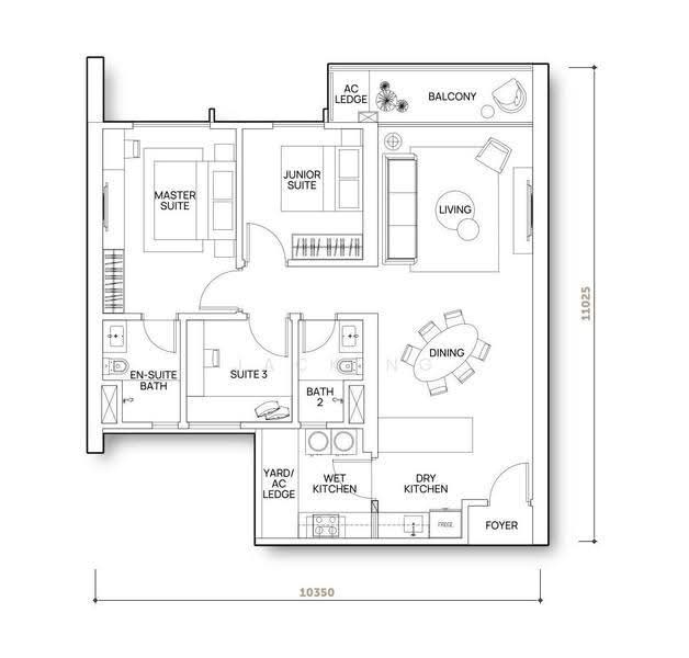 Kondominium untuk Disewa di Vertu Resort oleh Jack Ng - iProperty.com.my