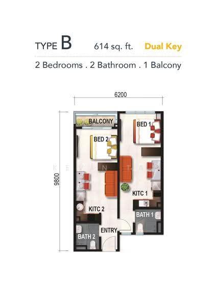 Kondominium untuk Dijual di Verte Medini Residence oleh Kevin Tan - iProperty.com.my