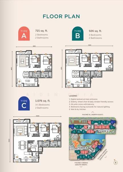 Kediaman Servis untuk Dijual di Sunway Velocity 3 oleh Aiden Chia - iProperty.com.my