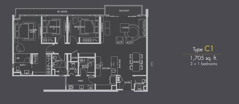 Kediaman Servis untuk Dijual di Reflection Residences oleh Josh Lee - iProperty.com.my