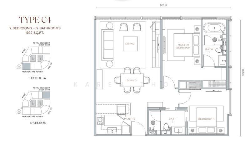 Service Residence for Rent in Orion Residence Bukit Bintang by Karen Tho - iProperty.com.my