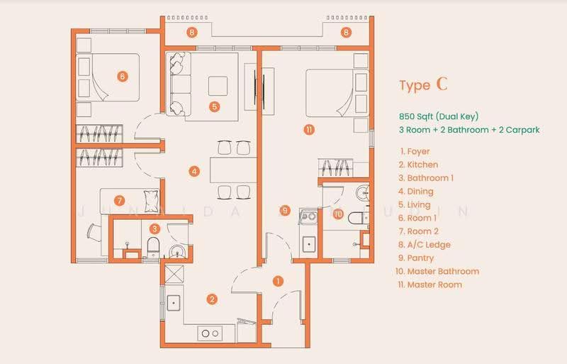 Service Residence for Rent in RESIDENSI SENURI by Junaida Zamjudin - iProperty.com.my