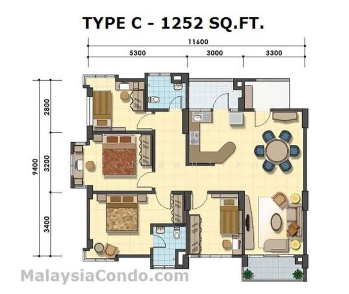Condominium for Sale in Unipark Condominium by Nurulbahtiah - iProperty.com.my