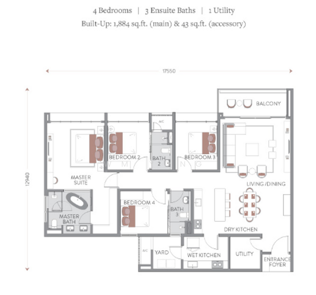 Service Residence for Rent in Jendela Residences by WM Yong - iProperty.com.my