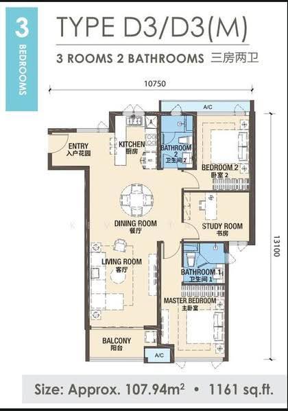 Pangsapuri untuk Dijual di R&F Princess Cove Phase 3-New Casa Suites oleh Kevin Tan - iProperty.com.my
